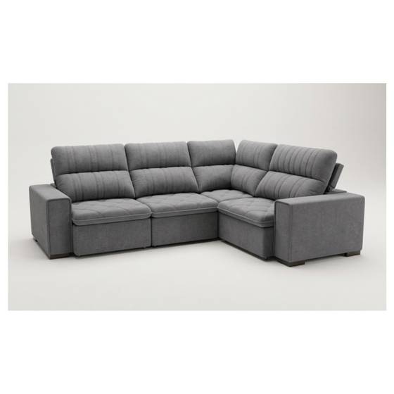 Sofa de Canto Retratil e Reclinavel 2,05x2,85m