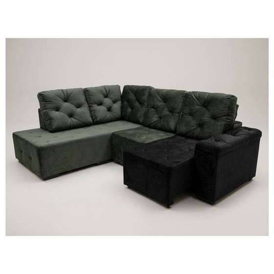 Sofa Canto 2,04x2,60 1004 Veludo