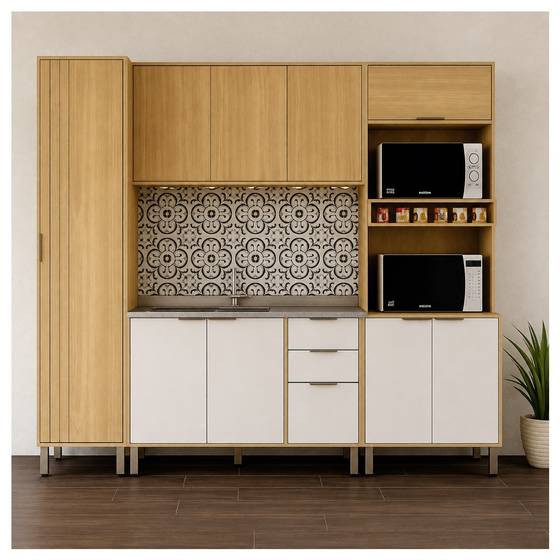 Cozinha Glória Modulada 4 Peças