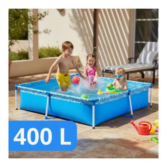 Piscina 400 L Mor Armação de Ferro