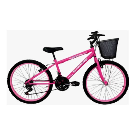 Bicicleta Aro 24 Masculina ou Feminina 18 Marchas
